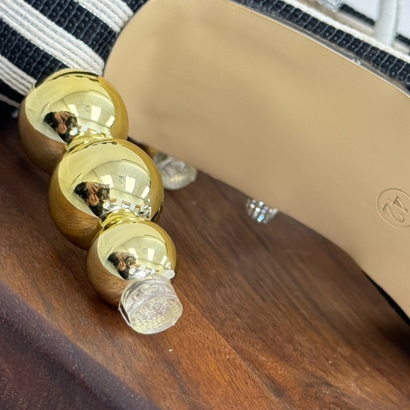 Black Velvet Heels with Bubble Heel Sz 10.5-11 Eu 42 - Picture 6 of 12